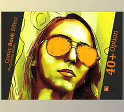 Download Comic Book Effect Photoshop Action CreativeMarket-3501813 (PAT, ATN)