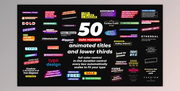 Download Titles & Lower Thirds (Videohive 34240155) - PR Project