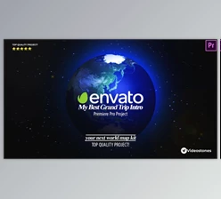 Download Best Grand Trip Intro | World Map Kit Premiere Pro (Videohive 34222064) - PR Project