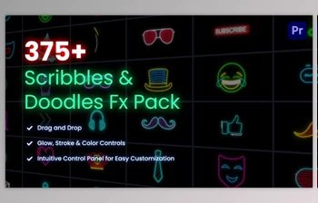 Download Scribbles & Doodles <span class='badge badge-warning'>FX</span> Pack for Premiere Pro (Videohive 25784027)