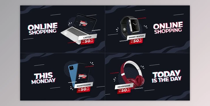 Download Cyber Monday Product Promo B183 (Videohive 334348537) - AE Project