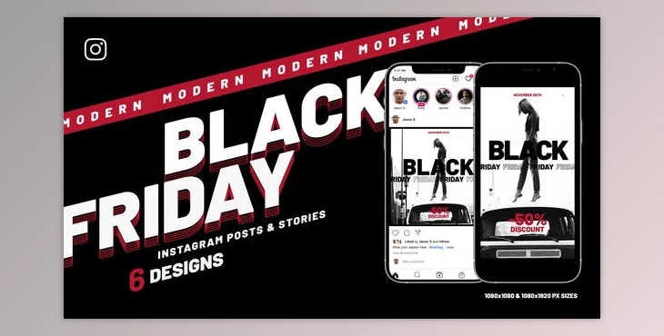 Download Black Friday Instagram Promo V72 (Videohive 34348657) - AE Project