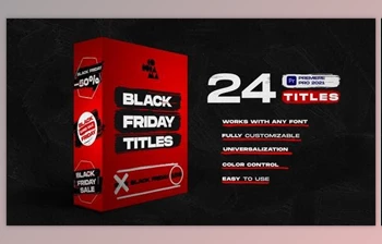 Download Black Friday Titles | Premiere Pro (<span class='badge badge-warning'>Videohive</span> 34274187) - PR <span class='badge badge-warning'>Project</span>