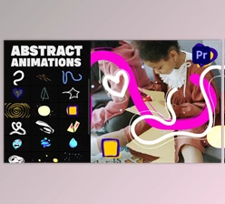 Download Abstract Animations Pack 03 | Premiere Pro MOGRT (Videohive 34288228)