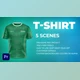 Download T-shirt II - 5 Scenes Mockup Template - Animated Mockup PREMIERE (Videohive 34396807) - PR Project