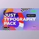 Download Just Typography Pack for Premiere Pro (Videohive 34410712) - PR Project