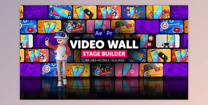 Download Video Wall Stage Builder (Videohive 34153157) - AE Project