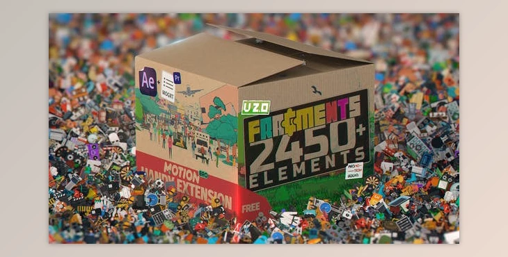 Fragments | 2450+ Animated 2D Elements V2