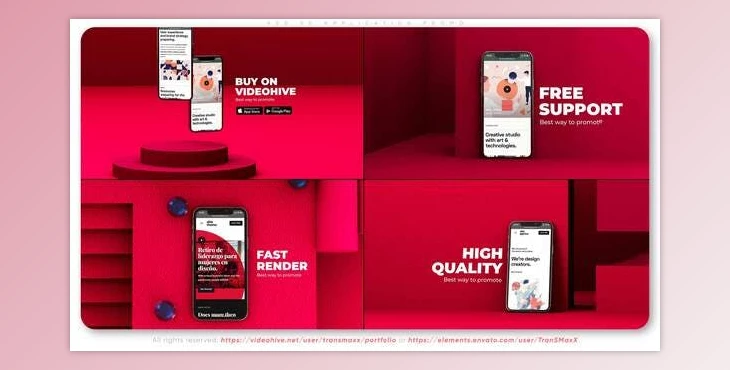 Download Videohive Red 3d Application Promo 34368782