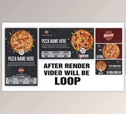Download Pizza Restaurant Bar Menu (Videohive 33841744) - AE Project