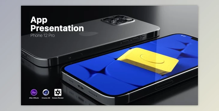 Download App Presentation | 12 Pro (Videohive 31840970) - AE Project