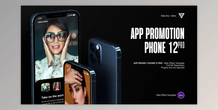 Download App Promo | Phone 12 Pro (Videohive 31726744) - AE Project