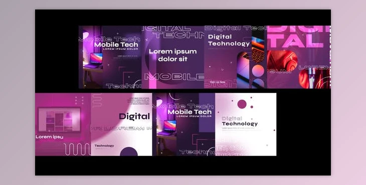 Download Digital Technology Post Social Media (Videohive 34418604) - AE Project