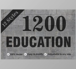 Download Educational 1200 Icons Bundle Pack – CreativeMarket