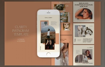 Download Clarity Instagram | <span class='badge badge-warning'>Canva</span> & PSD CreativeMarket 5113720