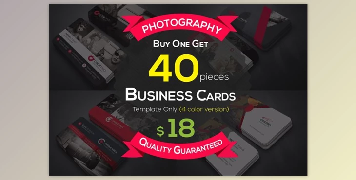 Download 40 Photography Business Cards Bundle