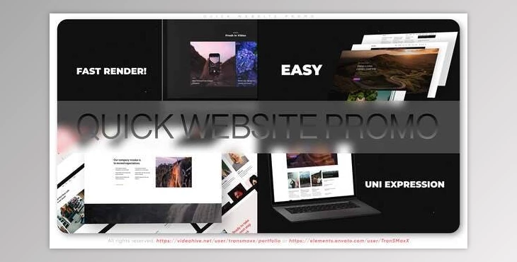 Download Quick Website Promo (Videohive 34422560) - AE Project