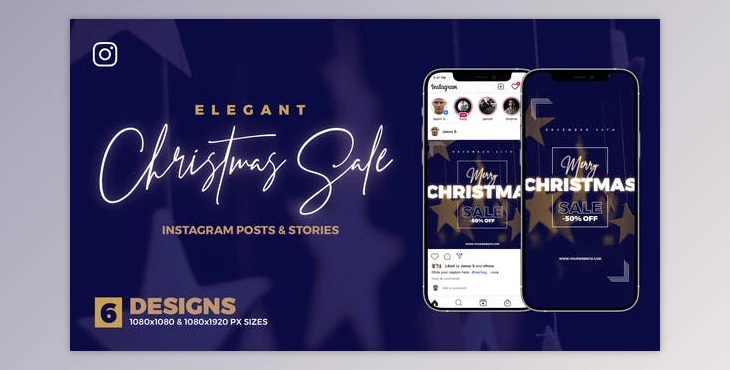 Download Merry Christmas Instagram Sale V73 (Videohive 34456575) - AE Project