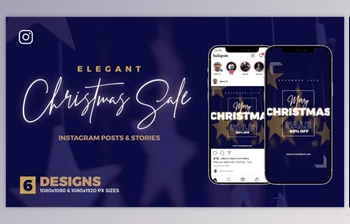 Download <span class='badge badge-warning'>Merry</span> Christmas Instagram Sale V73 (Videohive 34456575) - AE Project