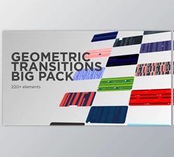 Download Geometric Transitions Big Pack (Videohive 33973547) - AE Project