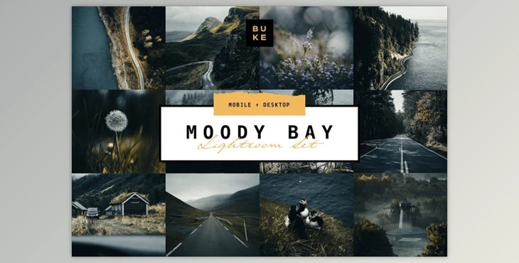 Download Moody Bay – 4 Pro Lightroom Presets (Mob, Desk)