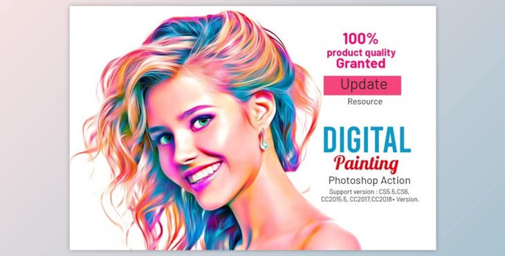 Download Digital Painting Photoshop Action (ATN)
