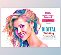 Download Digital Painting Photoshop Action (ATN)