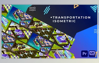 Download Transportation Isometric Animation | <span class='badge badge-warning'>Premiere</span> <span class='badge badge-warning'>Pro</span> MOGRT (Videohive 34349477)
