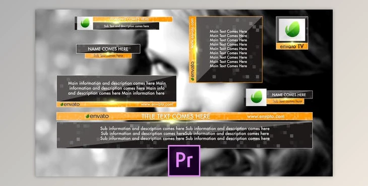 Download Clean Stylish Lower Thirds Pack - Premiere Pro (Videohive 34166207)