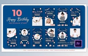 Download Happy Birthday | <span class='badge badge-warning'>Instagram</span> Story <span class='badge badge-warning'>Pack</span> (<span class='badge badge-warning'>Videohive</span> 34406416)