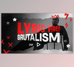 Download Lyric Video // Brutalism Typography (Videohive 34168690) - AE Project