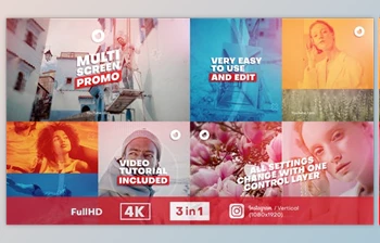 Download <span class='badge badge-warning'>Multi</span> Screen Promo (Videohive 33813059) - AE Project