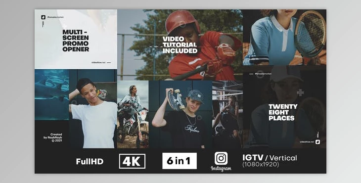 Download Multi Screen Promo Opener (Videohive 31602669) - AE Project