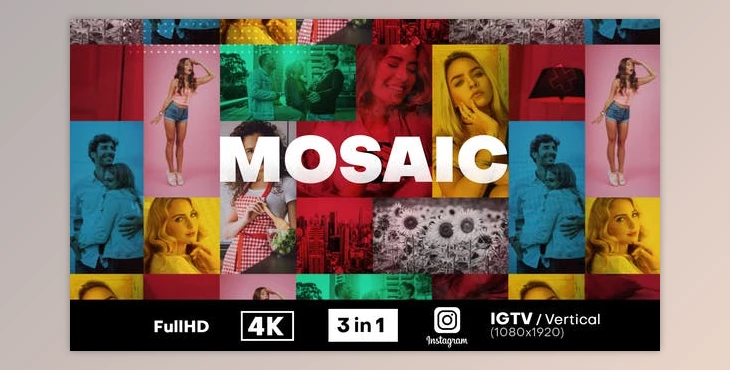 Download Mosaic Fast Intro (Videohive 30930486) - AE Project