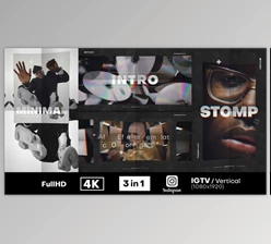 Download Minimal Stomp Intro (Videohive 30528663) - AE Project