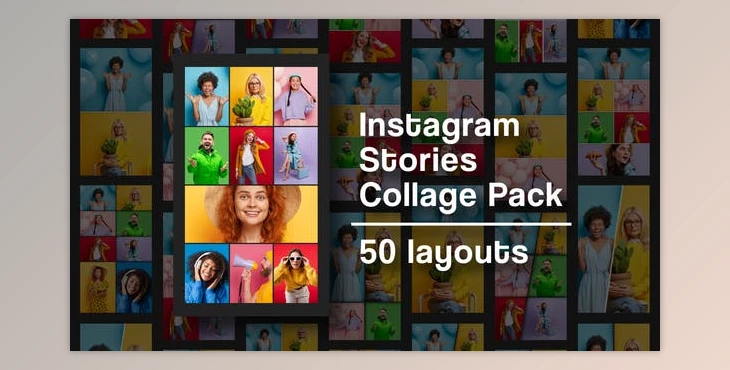 Download Instagram Stories Collage Pack (Videohive 34092047) - AE Project