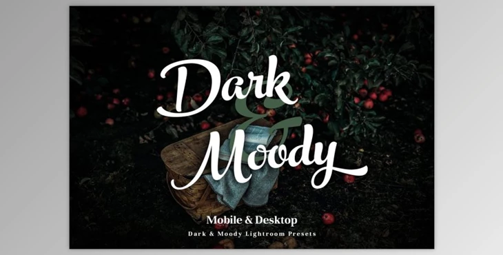 Download Dark & Moody Lightroom Presets CreativeMarket 2967965