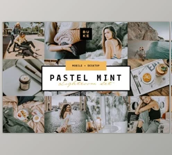 Download Pastel Mint 4 Lightroom Preset Pack (Mob, Desk)