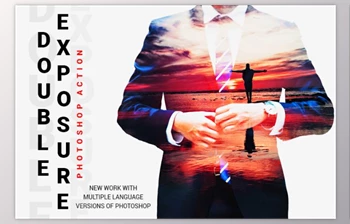 Download Double Exposure V2 <span class='badge badge-warning'>Photoshop</span> Action