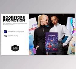 Download 2-in-1 Bookstore Publishing Books Marketing Promo (Videohive 34511646) - AE Project