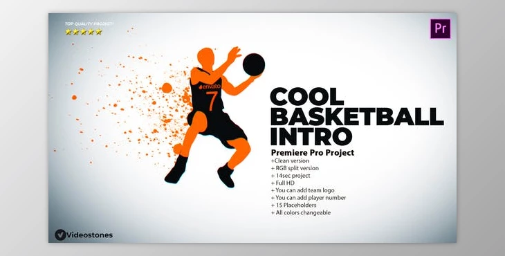 Download Cool Basketball Intro - Basketball Promo Premiere Pro (Videohive 34333174)
