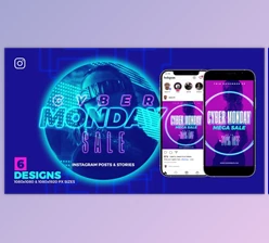 Download Cyber Monday Instagram Sale V74 (Videohive 34509869) - AE Project