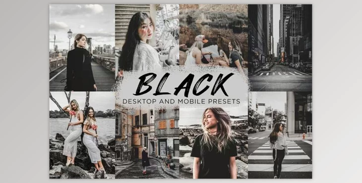 Download 6 Black Lightroom Presets 6279075 (Mob, Desk)