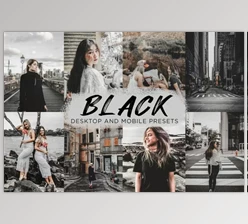 Download 6 Black Lightroom Presets 6279075 (Mob, Desk)