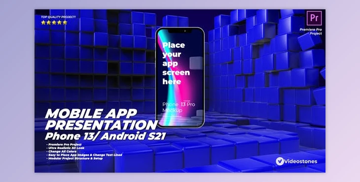 Download Mobile App Presentation - App Promo Kit - Phone 13 App Demo - App Demonstration Video Premiere Pro (Videohive 33897551)