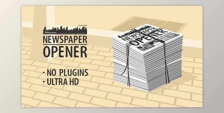 Download Newspaper Opener (Videohive 31901057) - AE Project
