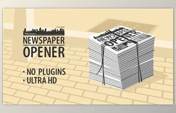 Download <span class='badge badge-warning'>Newspaper</span> Opener (Videohive 31901057) - AE Project
