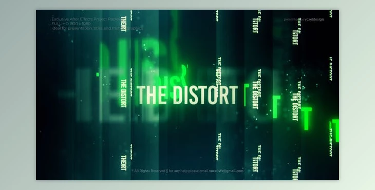 Download The Distort Cinematic Titles (Videohive 34425323) - PR Project