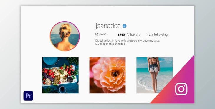 Download Instagram Promo | For Premiere Pro (Videohive 34323452) - PR Project