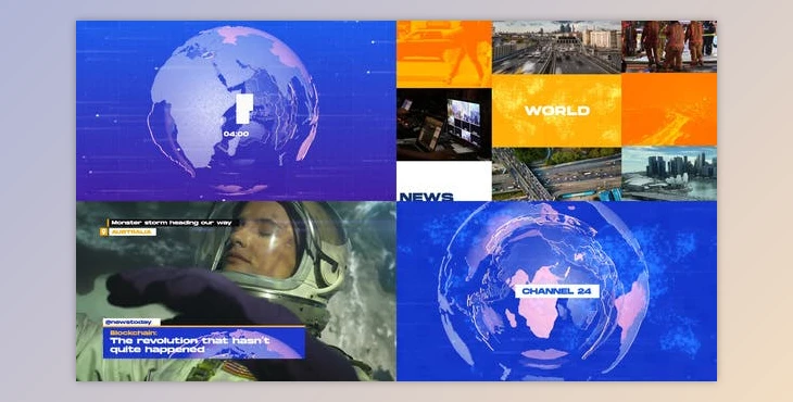 Download News Channel Rebrand Pack (Videohive 32823126) - AE Project
